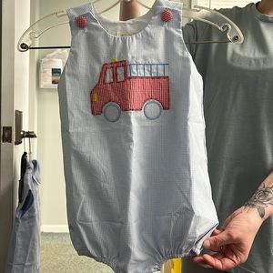 Cecil Lou smock boys one piece